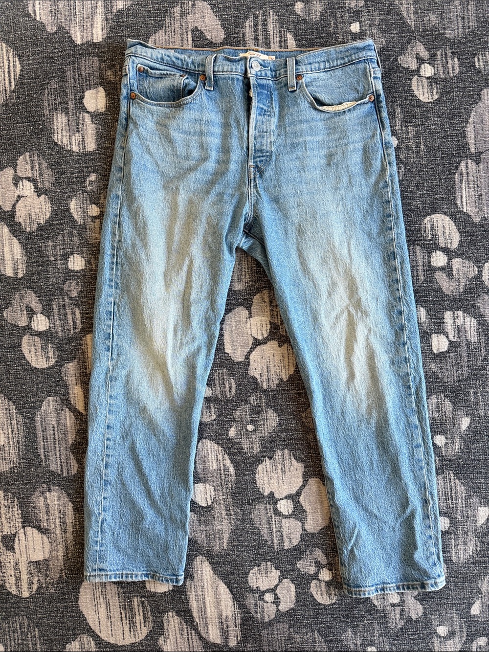 Levi’s Wedgie Straight Jeans Button Fly Size 32